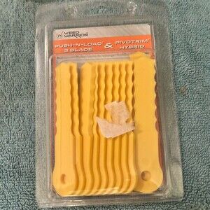 Weed Warrior Push-N-Load Pivotrim 3-Blade Replacement Trimmer Blades 12